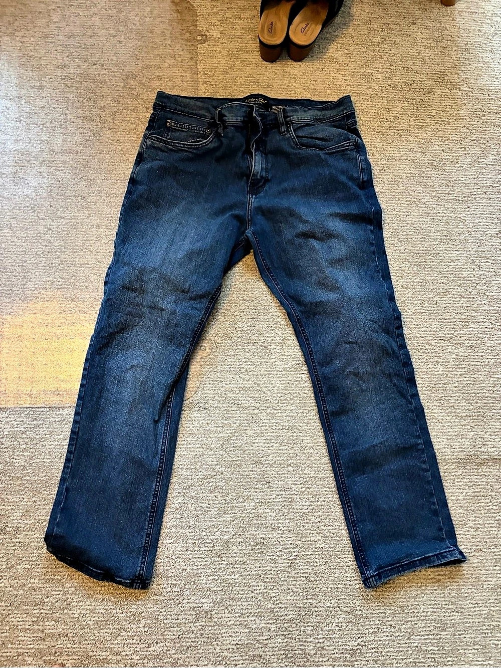 Urban Star Men's Slim Jeans Blue Waist 36X30
